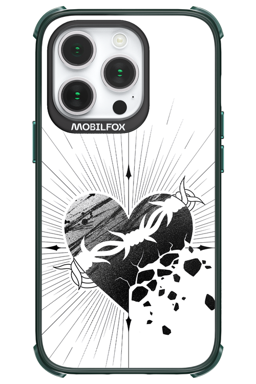 Fekete Szív - Apple iPhone 14 Pro