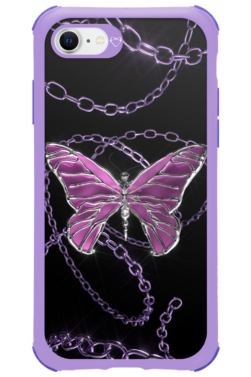 Butterfly Necklace - Apple iPhone SE 2022