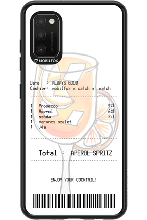 aperol spritz koktél - Samsung Galaxy A41