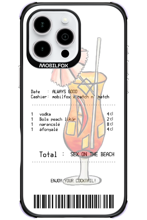 sex on the beach koktél - Apple iPhone 16 Pro Max