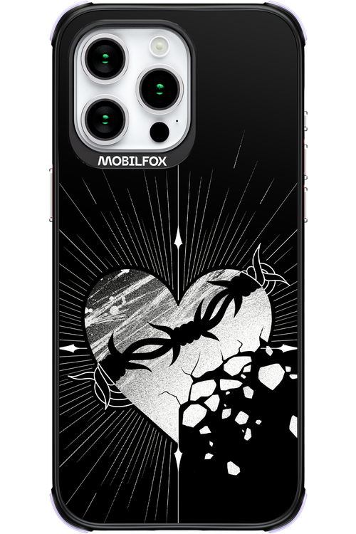 Fehér Szív - Apple iPhone 15 Pro Max