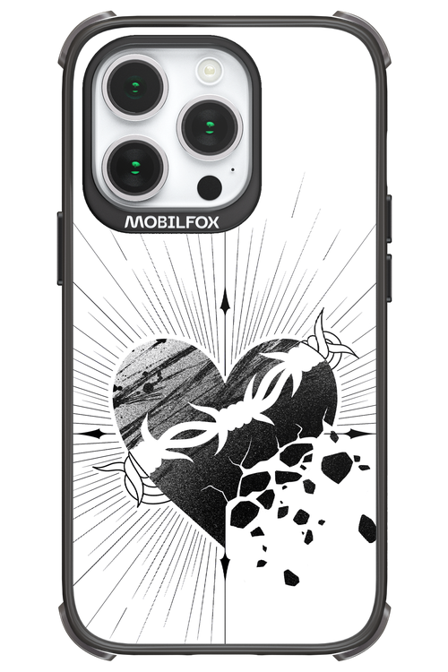 Fekete Szív - Apple iPhone 14 Pro