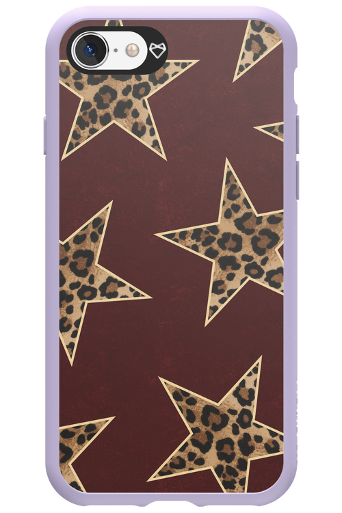 Wild Stars Burgundy - Apple iPhone SE 2022