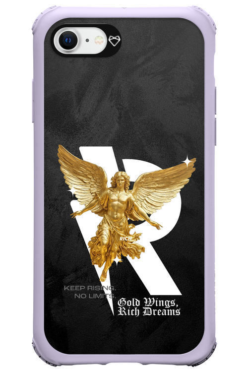 Gold Wings - Apple iPhone 8
