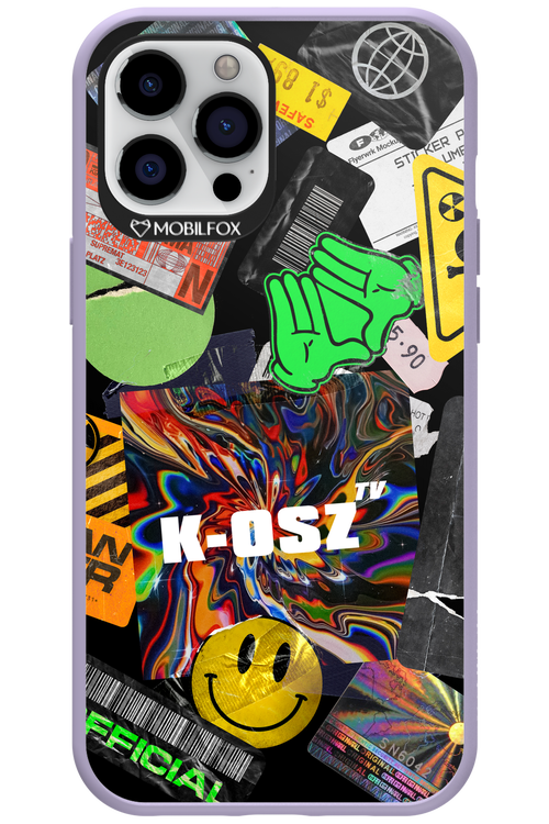 K-osz Sticker Black - Apple iPhone 12 Pro Max