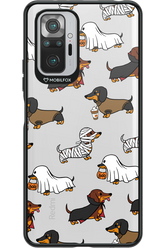 Scary Dachshund (Transparent) - Xiaomi Redmi Note 10S
