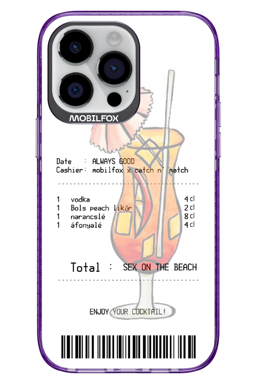 sex on the beach koktél - Apple iPhone 14 Pro Max