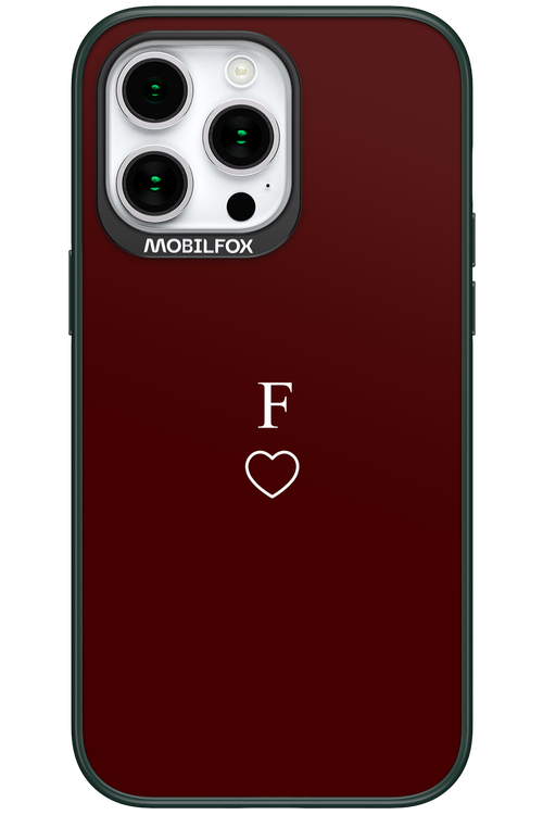 F Burgundia 2.0 - Apple iPhone 15 Pro Max