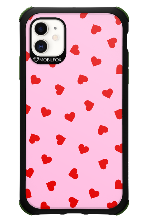 Sprinkle Heart Pink - Apple iPhone 11