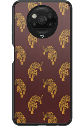 Burgundy Leopard Pattern - Xiaomi Poco X3 NFC