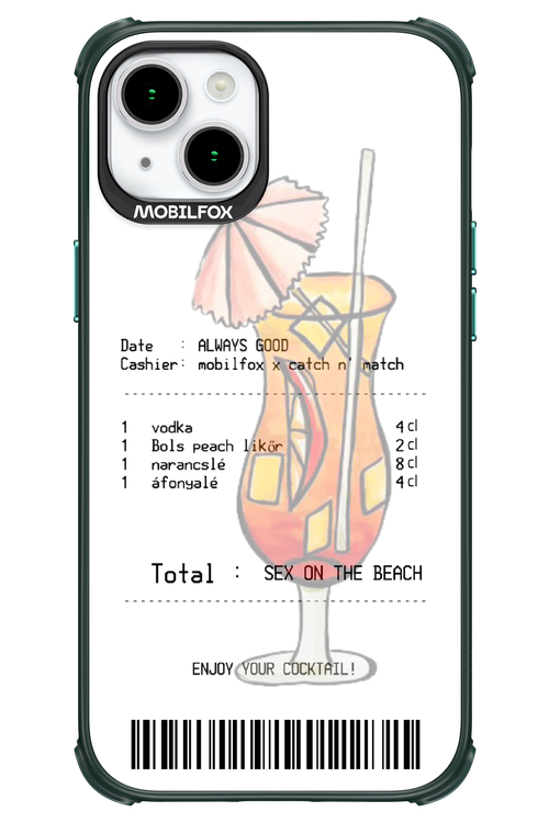 sex on the beach koktél - Apple iPhone 15 Plus