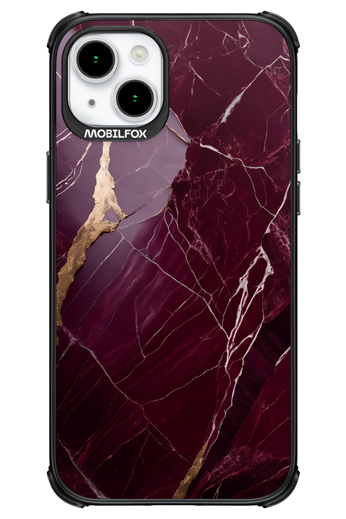 Burgundy Marble 2.0 - Apple iPhone 15 Plus