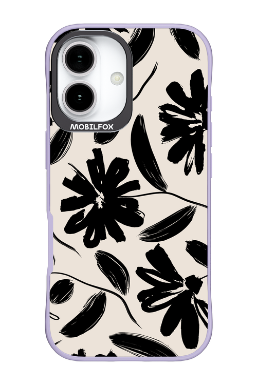 Monochrome Flowerss - Apple iPhone 17