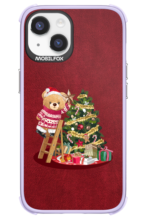 Christmas Bear (Burgundy) - Apple iPhone 14