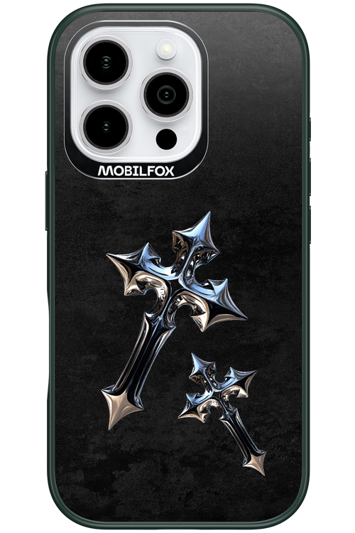 Chrome Crosses - Apple iPhone 16 Pro