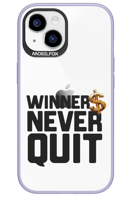 Winners Never Quit - Apple iPhone 15