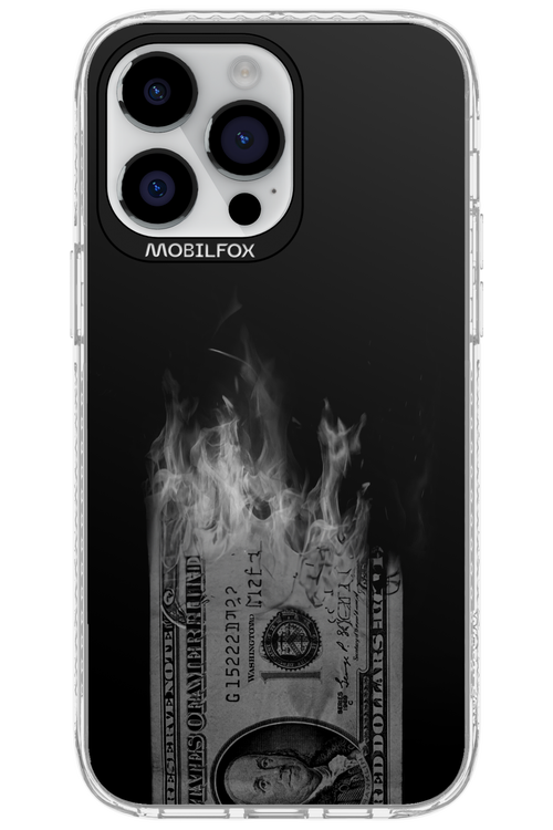 Money Burn B&W 2.0 - Apple iPhone 14 Pro Max