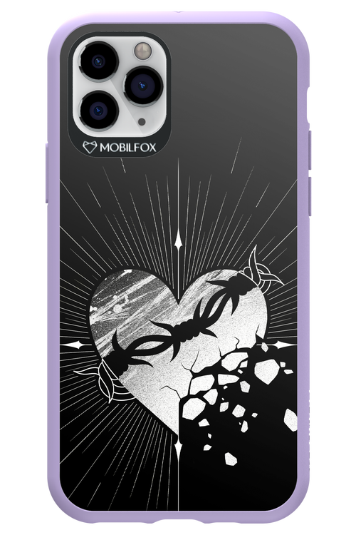 Fehér Szív - Apple iPhone 11 Pro