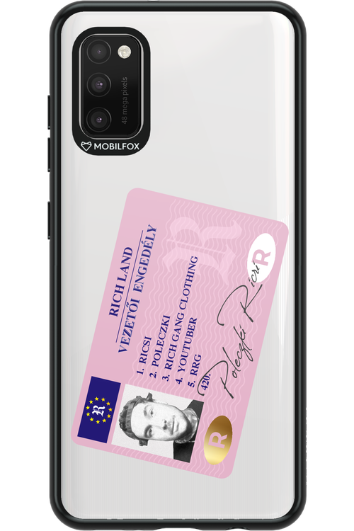 Vezetői engedély - Samsung Galaxy A41