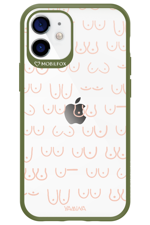 Boobies (Peach) - Apple iPhone 12 Mini