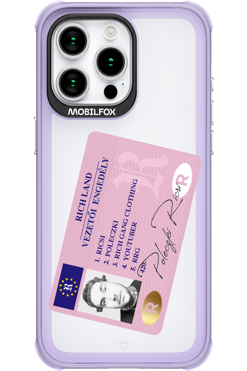 Vezetői engedély - Apple iPhone 15 Pro Max