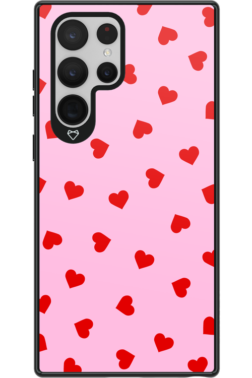 Sprinkle Heart Pink - Samsung Galaxy S22 Ultra