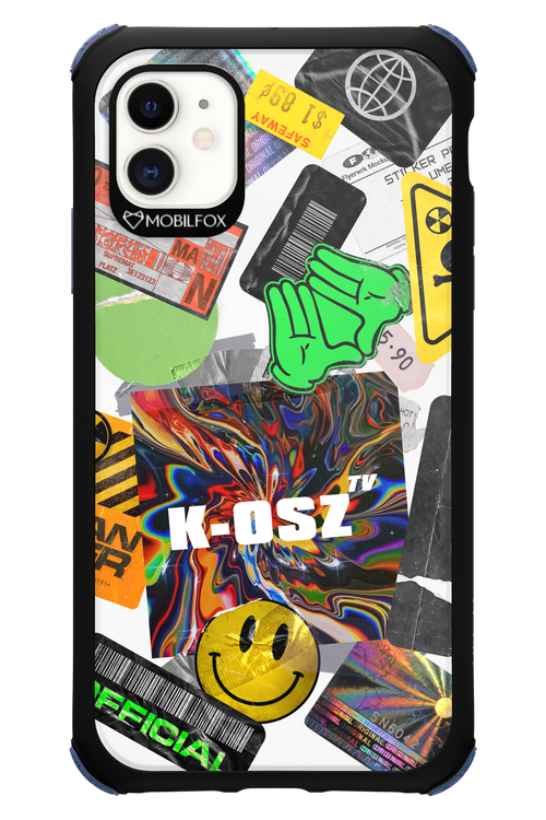 K-osz Sticker Transparent - Apple iPhone 11