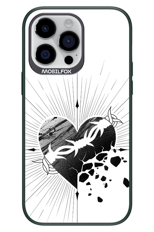 Fekete Szív - Apple iPhone 14 Pro Max