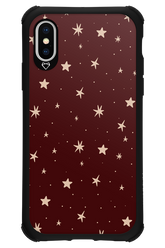 Burgundy Stars - Apple iPhone XS