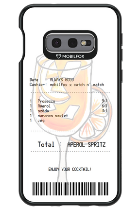 aperol spritz koktél - Samsung Galaxy S10e
