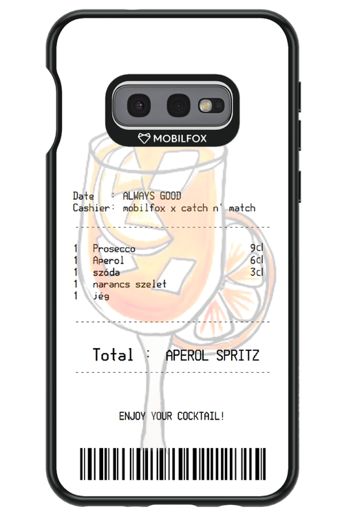 aperol spritz koktél - Samsung Galaxy S10e