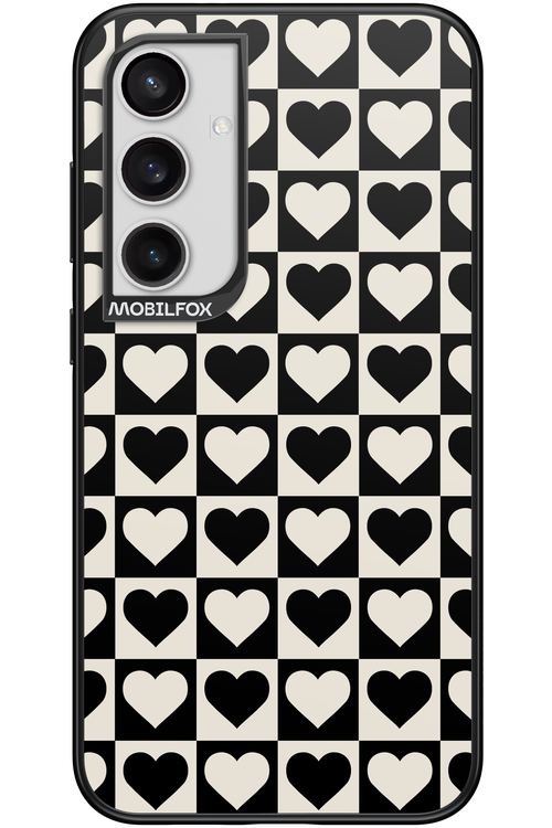 Checkered Heart - Samsung Galaxy S24+