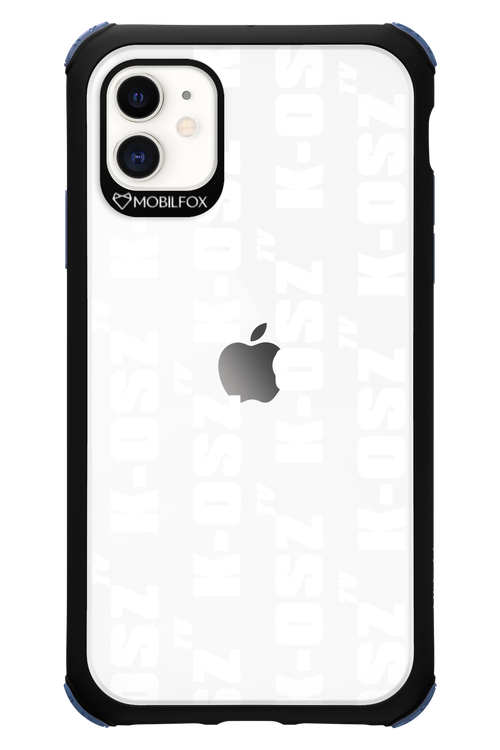 K-osz Transparent White - Apple iPhone 11