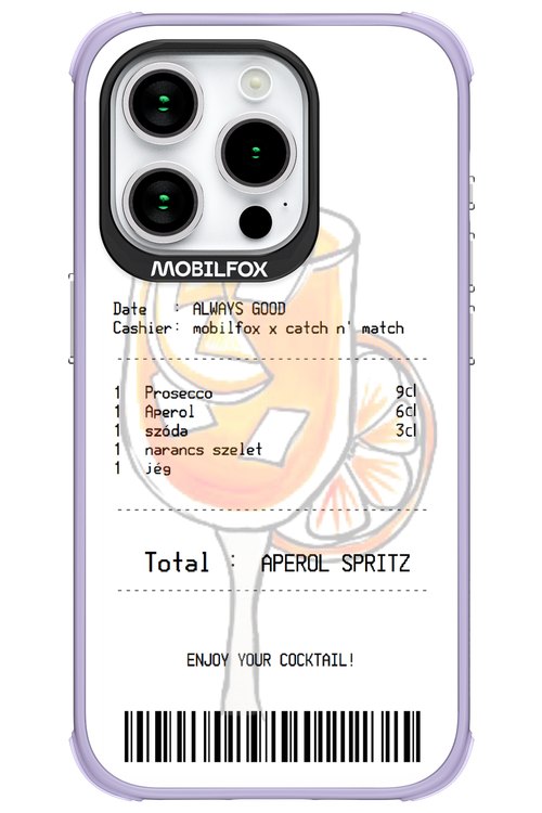 aperol spritz koktél - Apple iPhone 15 Pro