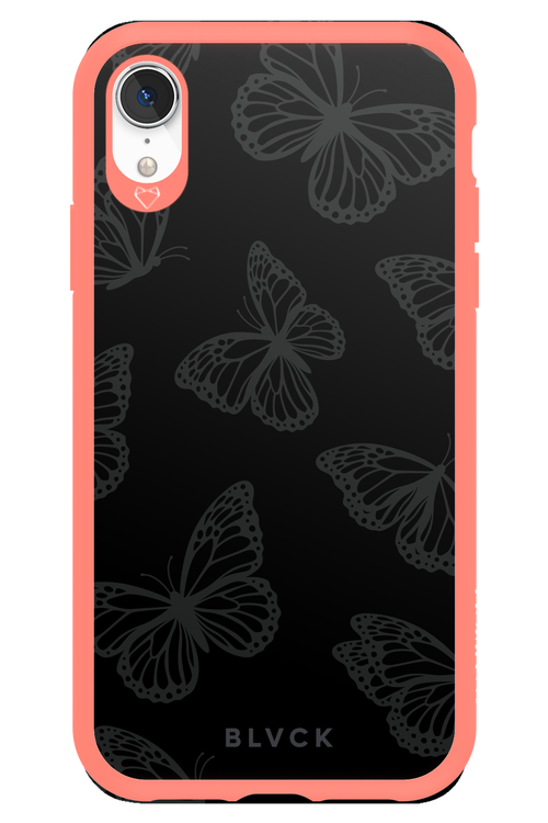 Black Butterflies - Apple iPhone XR