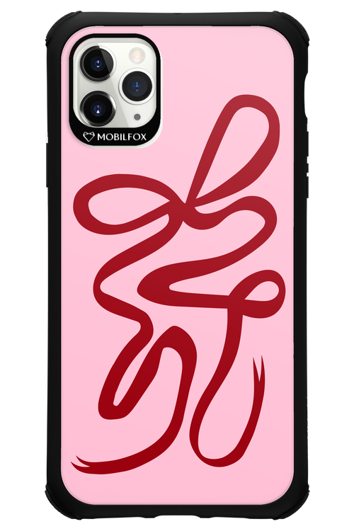 Burgundy Bow - Apple iPhone 11 Pro Max