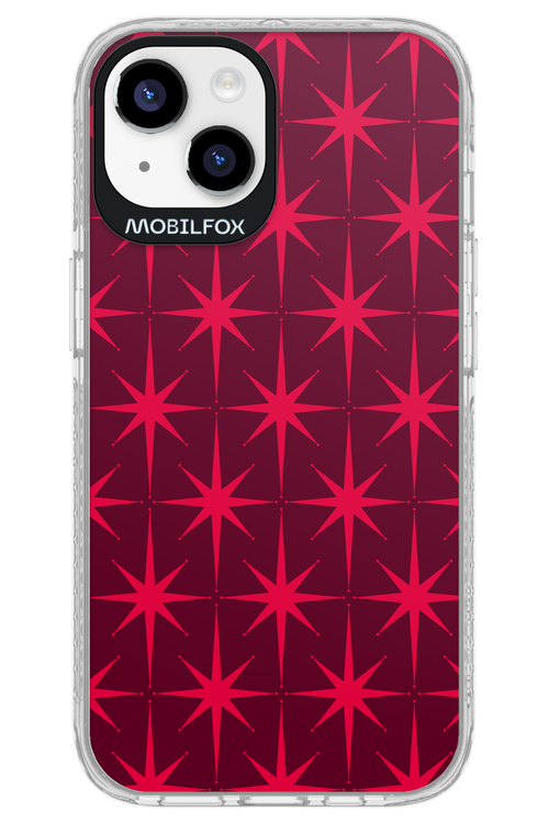 Burgundy Starss - Apple iPhone 14