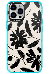 Monochrome Flowerss - Apple iPhone 12 Pro Max