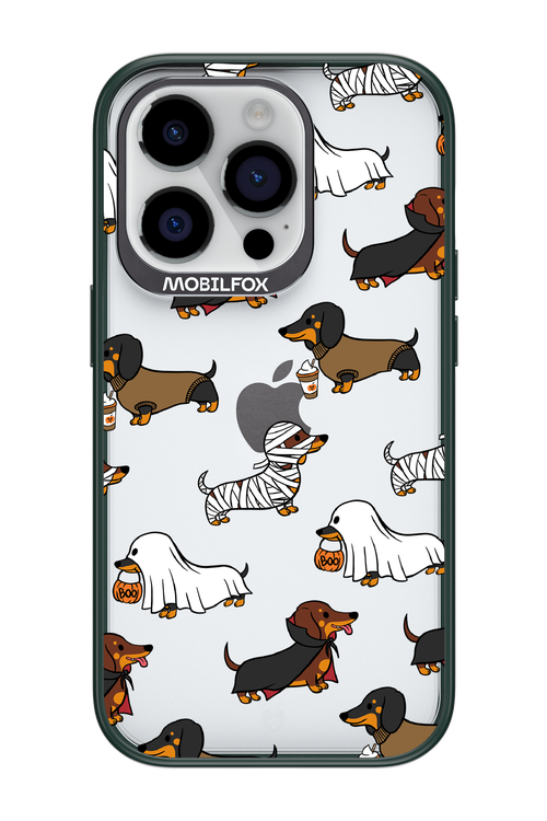 Scary Dachshund (Transparent) - Apple iPhone 14 Pro