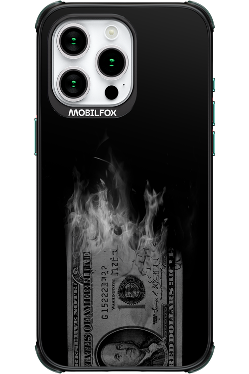 Money Burn B&W 2.0 - Apple iPhone 15 Pro Max