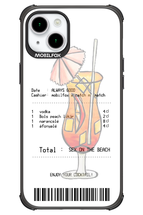 sex on the beach koktél - Apple iPhone 15 Plus