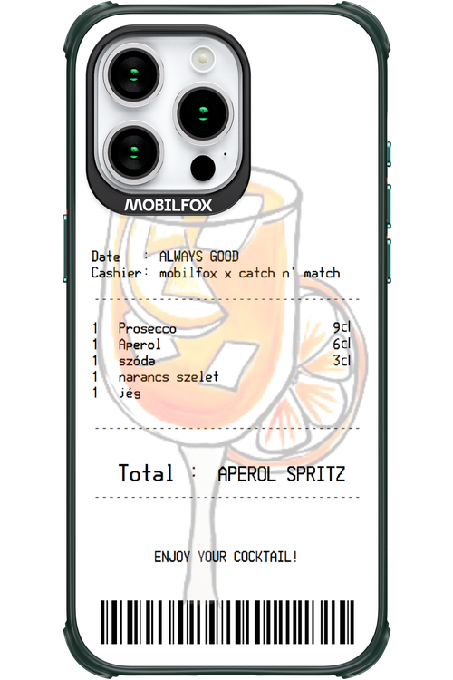 aperol spritz koktél - Apple iPhone 15 Pro Max