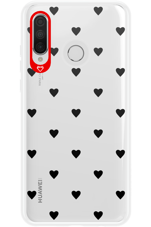 Hearts Transparent - Huawei P30 Lite