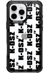 K-osz Transparent Black - Apple iPhone 16 Pro Max