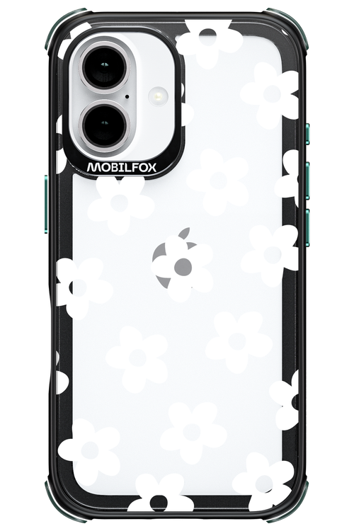 Happy Flowers Leather - Apple iPhone 16