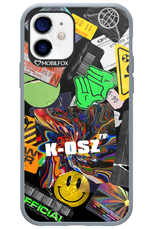 K-osz Sticker Black - Apple iPhone 12