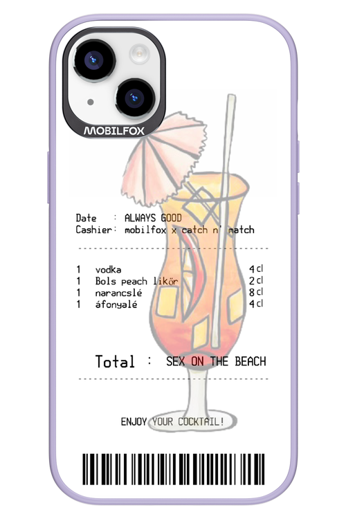sex on the beach koktél - Apple iPhone 14 Plus