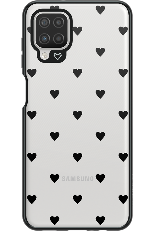 Hearts Transparent - Samsung Galaxy A12