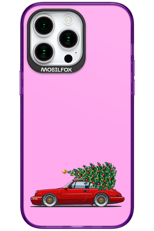 XMAS Car Pink - Apple iPhone 15 Pro Max