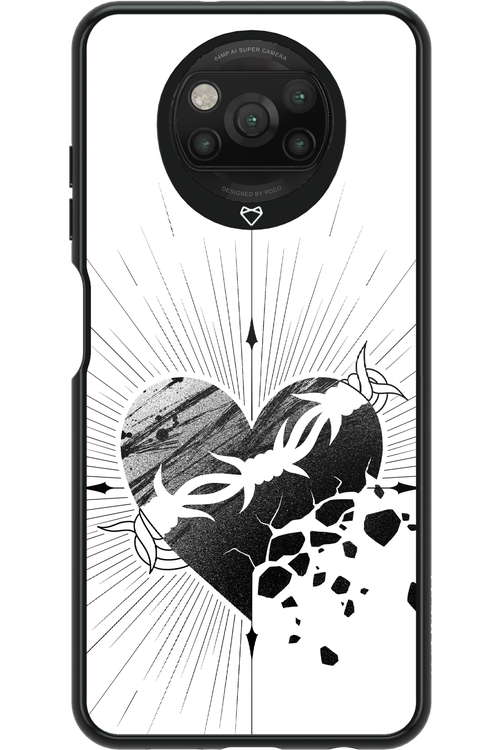 Fekete Szív - Xiaomi Poco X3 Pro